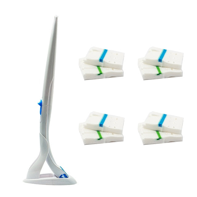 Disposable toilet cleaning brush