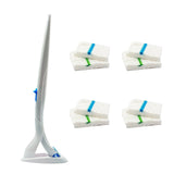 Disposable toilet cleaning brush